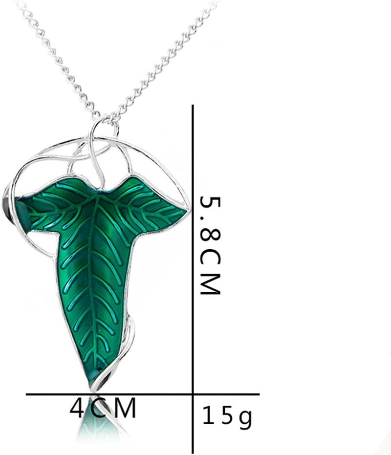 XHBTS 3 Set L Ring Leafstar Pendant Chain Necklace Princess Chain Gold Ring Pendant Necklace for Fans Cosplay Costume Jewelry - Image 2